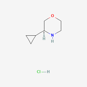 (3S)-3-cyclopropylmorpholine;hydrochloride