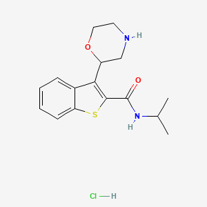 3-Morpholin-2-yl-benzo[b]thiophene-2-carboxylic acidisopropylamide hydrochloride