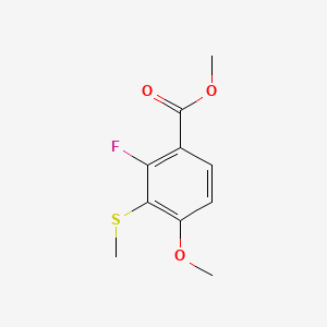 Methyl 2-fluoro-4-methoxy-3-(methylthio)benzoate