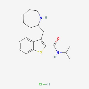 3-Azepan-2-ylmethyl-benzo[b]thiophene-2-carboxylic acidisopropylamide hydrochloride
