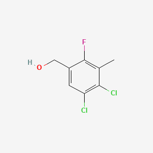 (4,5-Dichloro-2-fluoro-3-methylphenyl)methanol