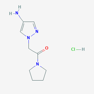 2-(4-Amino-pyrazol-1-yl)-1-pyrrolidin-1-yl-ethanone hydrochloride