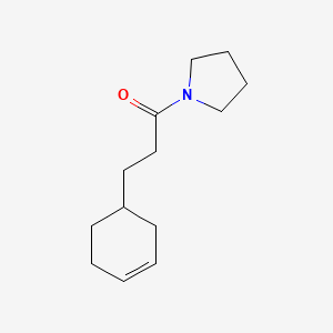 3-Cyclohex-3-en-1-yl-1-pyrrolidin-1-yl-propan-1-one