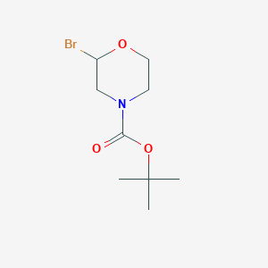 molecular formula C9H16BrNO3 B14024266 N-Boc-2-bromomorpholine 