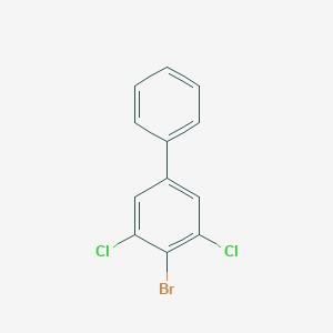 molecular formula C12H7BrCl2 B14024306 4-Bromo-3,5-dichloro-1,1'-biphenyl 