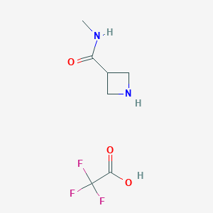 molecular formula C7H11F3N2O3 B1402431 N-methylazetidine-3-carboxamide 2,2,2-trifluoroacetate CAS No. 1361116-71-3
