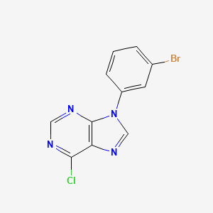 9-(3-Bromophenyl)-6-chloro-9H-purine