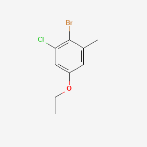 2-Bromo-1-chloro-5-ethoxy-3-methylbenzene