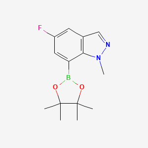 5-fluoro-1-methyl-7-(4,4,5,5-tetramethyl-1,3,2-dioxaborolan-2-yl)-1H-indazole