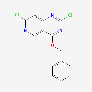 4-(Benzyloxy)-2,7-dichloro-8-fluoropyrido[4,3-d]pyrimidine