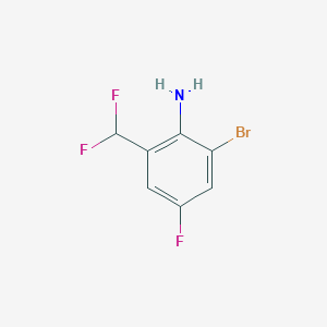 2-Bromo-6-(difluoromethyl)-4-fluoroaniline