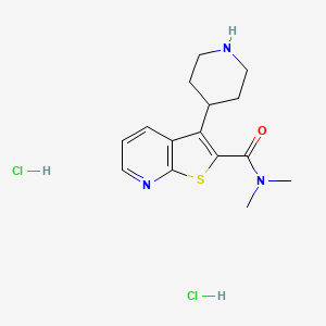 3-Piperidin-4-yl-thieno[2,3-b]pyridine-2-carboxylic aciddimethylamide dihydrochloride