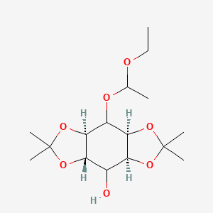 (1S,3S,7S,9R)-8-(1-ethoxyethoxy)-5,5,11,11-tetramethyl-4,6,10,12-tetraoxatricyclo[7.3.0.03,7]dodecan-2-ol