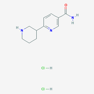 1',2',3',4',5',6'-Hexahydro-[2,3']bipyridinyl-5-carboxylic acid amide dihydrochloride