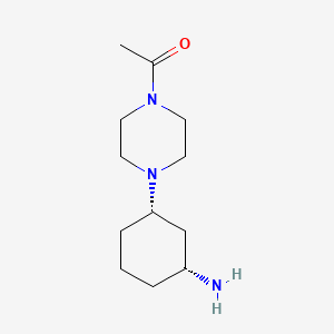 1-[4-[(1S,3R)-3-Aminocyclohexyl]piperazin-1-YL]ethanone