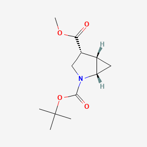 O2-tert-butyl O4-methyl (1S,4R,5S)-2-azabicyclo[3.1.0]hexane-2,4-dicarboxylate