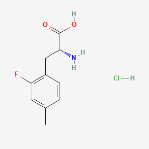 (R)-2-Amino-3-(2-fluoro-4-methylphenyl)propanoic acid hydrochloride