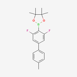 2-(3,5-Difluoro-4'-methyl-[1,1'-biphenyl]-4-yl)-4,4,5,5-tetramethyl-1,3,2-dioxaborolane