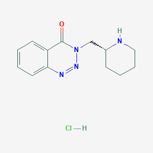 3-(R)-1-Piperidin-2-ylmethyl-3H-benzo[d][1,2,3]triazin-4-onehydrochloride