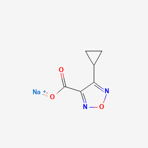 sodium;4-cyclopropyl-1,2,5-oxadiazole-3-carboxylate