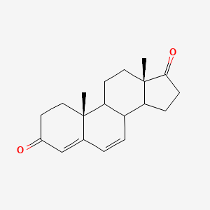 (10R,13S)-10,13-Dimethyl-9,10,11,12,13,14,15,16-octahydro-1H-cyclopenta[A]phenanthrene-3,17(2H,8H)-dione