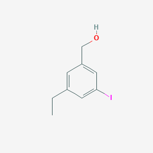 (3-Ethyl-5-iodophenyl)methanol