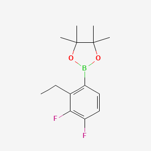 2-(2-Ethyl-3,4-difluorophenyl)-4,4,5,5-tetramethyl-1,3,2-dioxaborolane