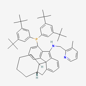 (1aS,4aS,9bS)-10-(Bis(3,5-di-tert-butylphenyl)phosphanyl)-N-((3-methylpyridin-2-yl)methyl)-1,3,4,4a,5,13c-hexahydro-2H-indeno[2,1-d]fluoren-9-amine