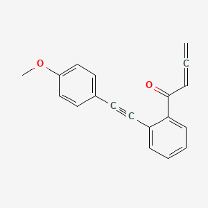 1-[2-[2-(4-Methoxyphenyl)ethynyl]phenyl]-2,3-butadien-1-one