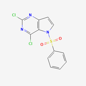 2,4-Dichloro-5-(phenylsulfonyl)-5H-pyrrolo[3,2-d]pyrimidine