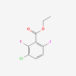 Ethyl 3-chloro-2-fluoro-6-iodobenzoate