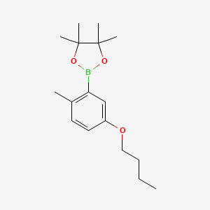 2-(5-Butoxy-2-methylphenyl)-4,4,5,5-tetramethyl-1,3,2-dioxaborolane