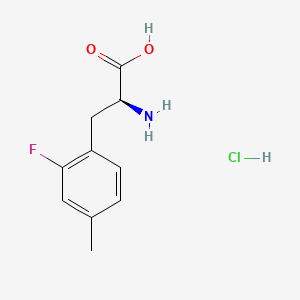 (S)-2-Amino-3-(2-fluoro-4-methylphenyl)propanoic acid hydrochloride