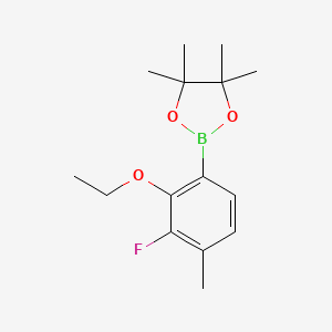 2-(2-Ethoxy-3-fluoro-4-methylphenyl)-4,4,5,5-tetramethyl-1,3,2-dioxaborolane