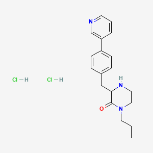 1-Propyl-3-(4-pyridin-3-yl-benzyl)-piperazin-2-one dihydrochloride