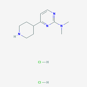 Dimethyl-(4-piperidin-4-yl-pyrimidin-2-yl)-amine dihydrochloride