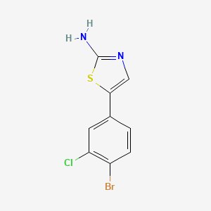 5-(4-Bromo-3-chlorophenyl)thiazol-2-amine