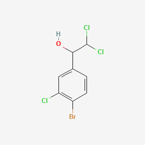 1-(4-Bromo-3-chlorophenyl)-2,2-dichloroethanol