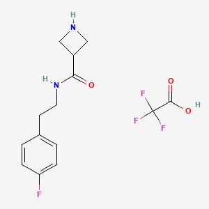 Azetidine-3-carboxylic acid [2-(4-fluoro-phenyl)-ethyl]-amide trifluoroacetic acid salt