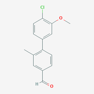 4'-Chloro-3'-methoxy-2-methyl-[1,1'-biphenyl]-4-carbaldehyde