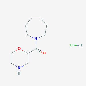 Azepan-1-yl-morpholin-2-yl-methanone hydrochloride