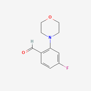 4-Fluoro-2-morpholinobenzaldehyde