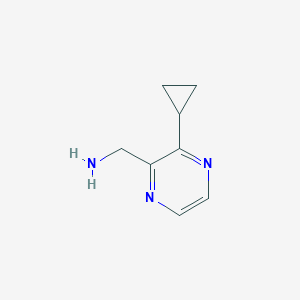 (3-Cyclopropylpyrazin-2-yl)methanamine