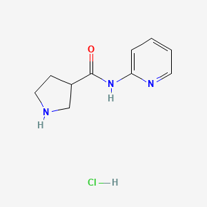 N-(pyridin-2-yl)pyrrolidine-3-carboxamide hydrochloride