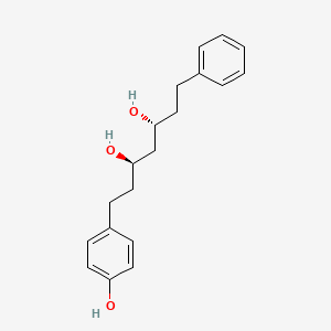 (3R,5R)-1-(4-hydroxyphenyl)-7-phenylheptane-3,5-diol