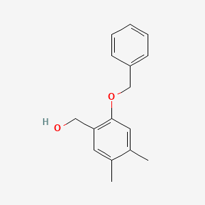 (2-(Benzyloxy)-4,5-dimethylphenyl)methanol