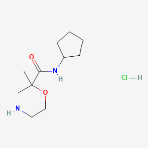 N-cyclopentyl-2-methylmorpholine-2-carboxamide hydrochloride