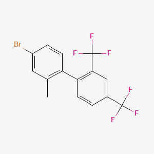 4-Bromo-2-methyl-2',4'-bis(trifluoromethyl)-1,1'-biphenyl