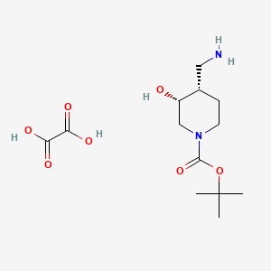 cis-1-Boc-4-aminomethyl-3-hydroxypiperidine Oxalate