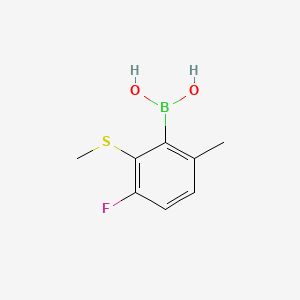 (3-Fluoro-6-methyl-2-(methylthio)phenyl)boronic acid